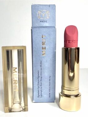Merit Signature Lip Lightweight Lip Blush Andie